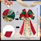 2 Pieces Christmas Bows for Wreath, Merry Christmas Wreath Bows Red Green Velvet Bow Winter Holiday Craft Ribbon Bow Xmas Tree Topper Bows for Front Door Christmas New Year Decorations
